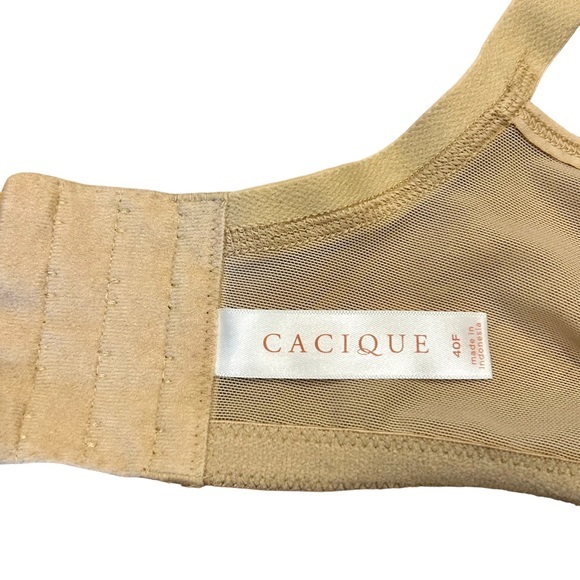 Cacique Padded‎ Smooth Lightly Lined Balconette Bra 40F - Picture 5 of 10